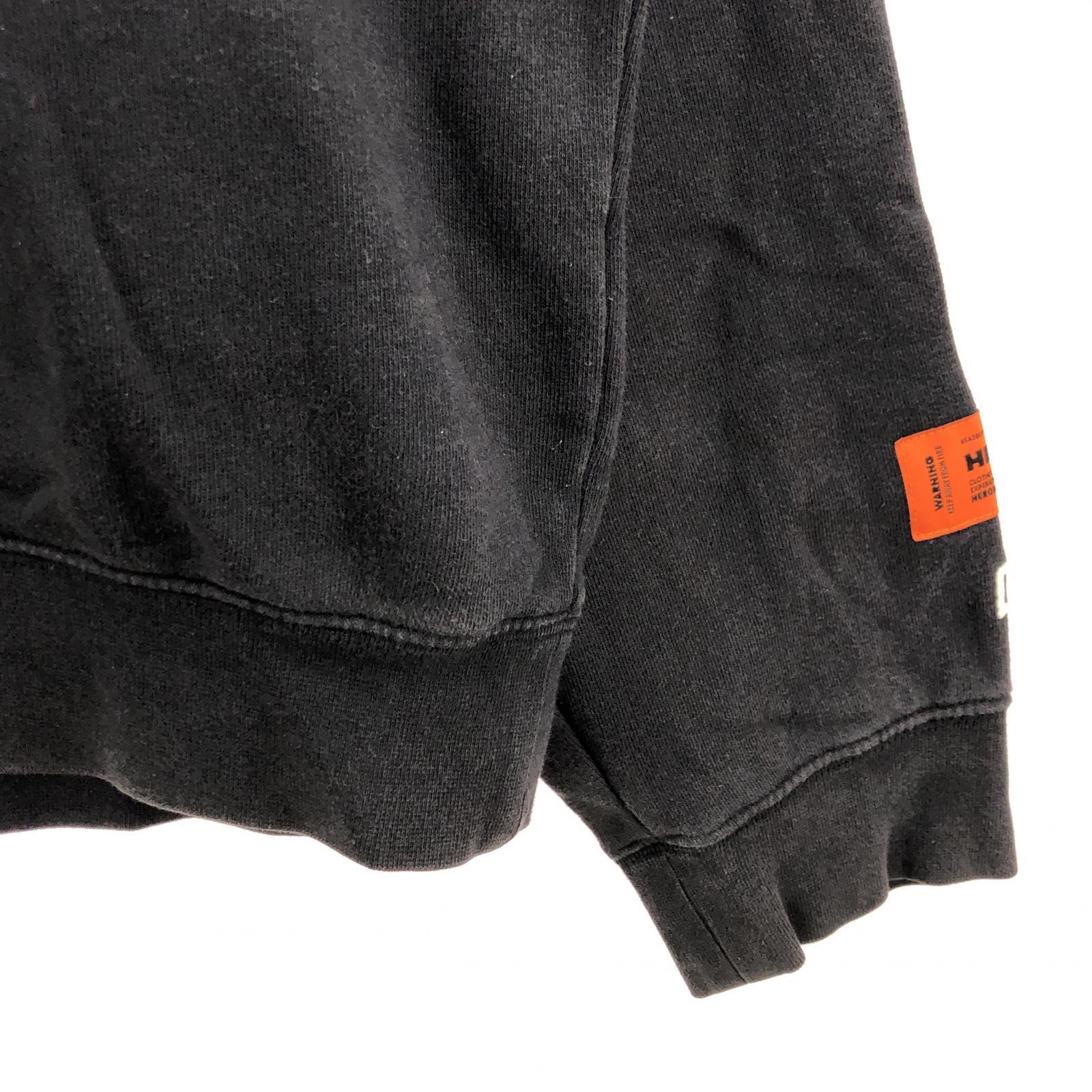 その他トップス Heron Preston/グラフィックトレーナー/黒 M ブラック