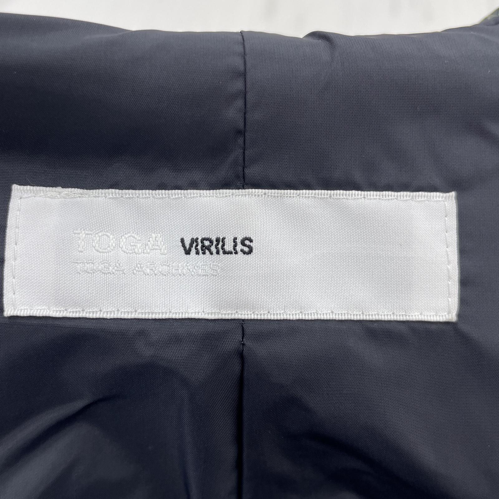 その他トップス TOGA(VIRILIS)/Coating taffeta vest/パデッドベスト/46/グリーン 46