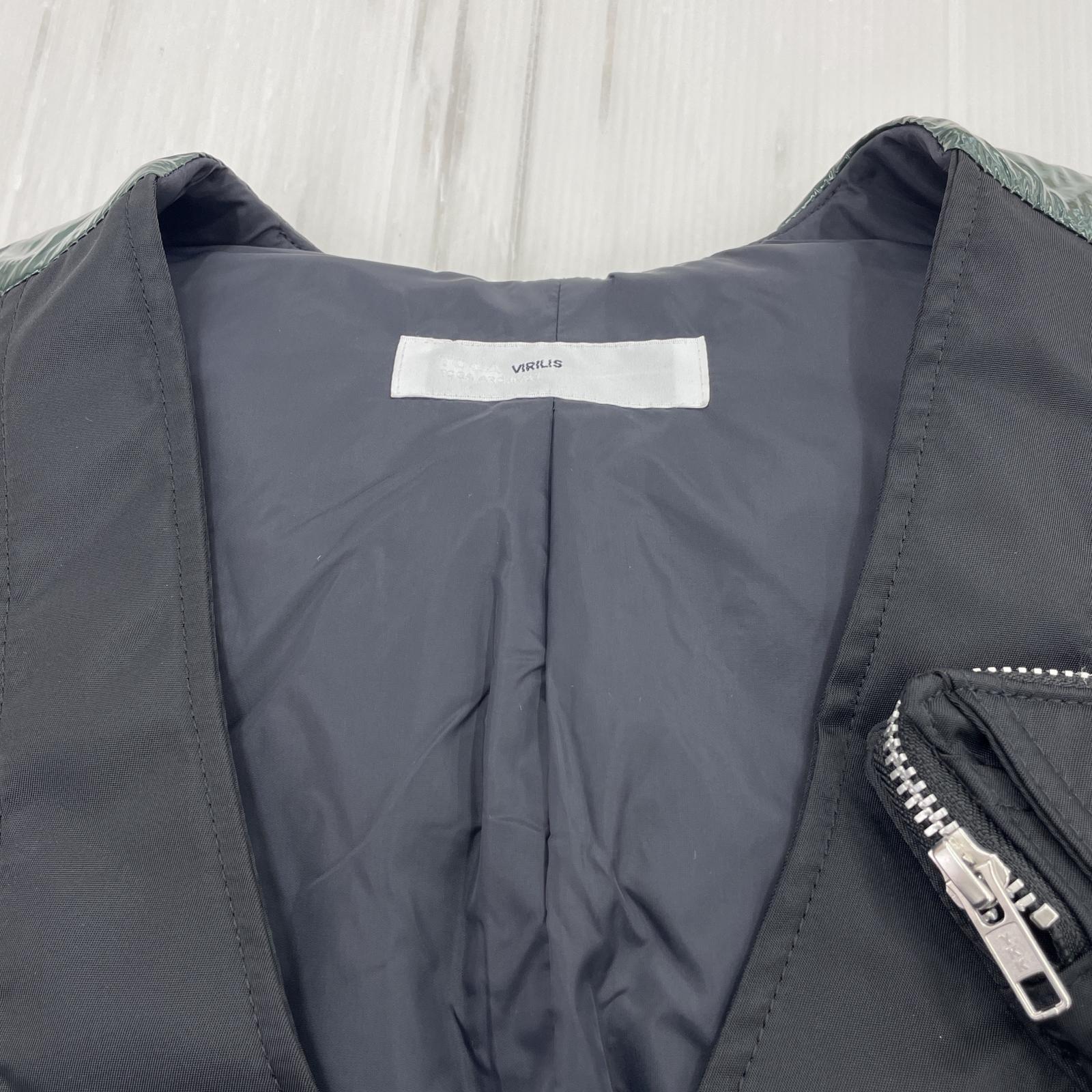 その他トップス TOGA(VIRILIS)/Coating taffeta vest/パデッドベスト/46/グリーン 46