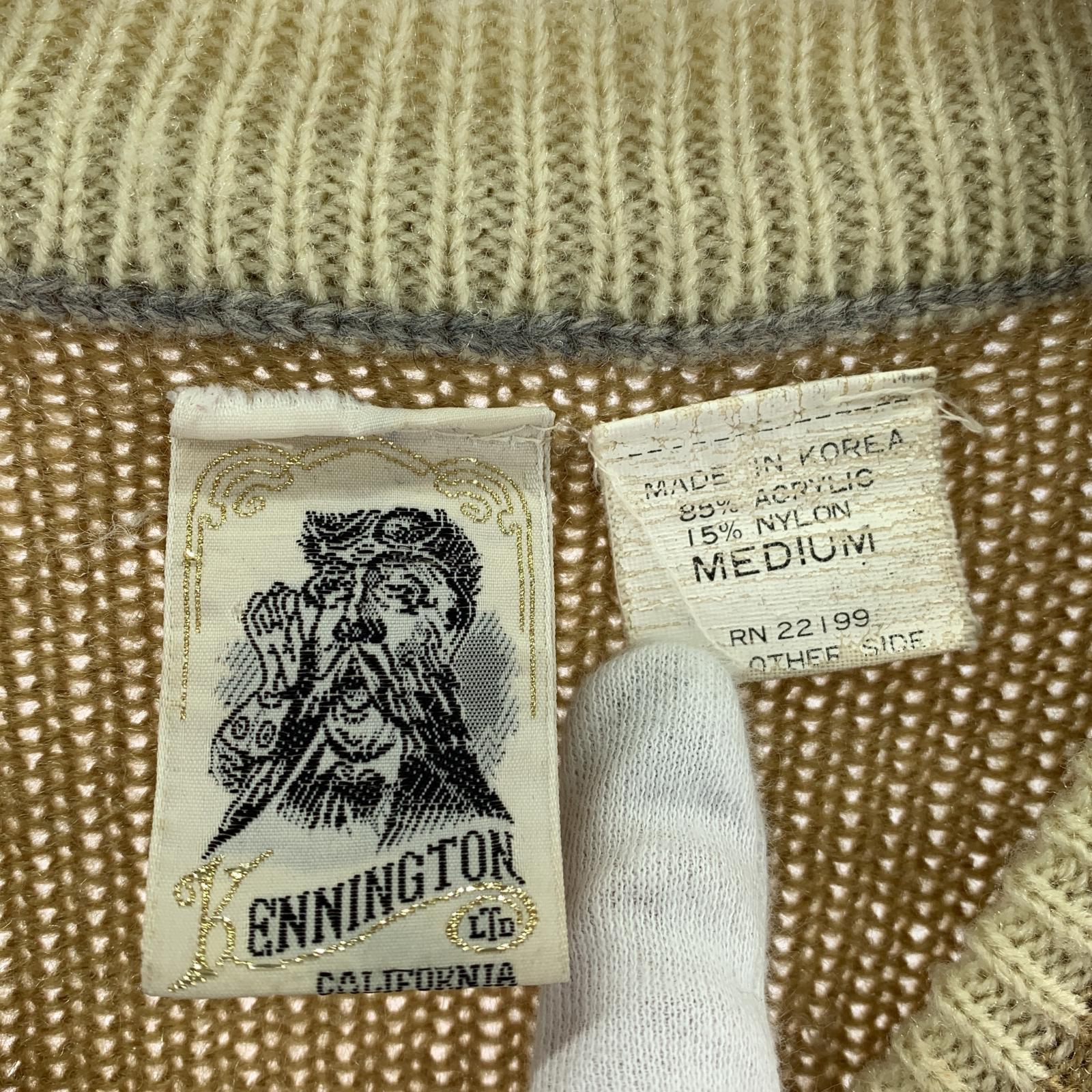 その他トップス 70s ennington Vネックニット M M ブラウン