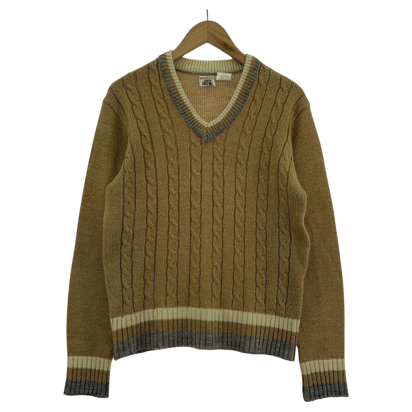 その他トップス 70s ennington Vネックニット M M ブラウン