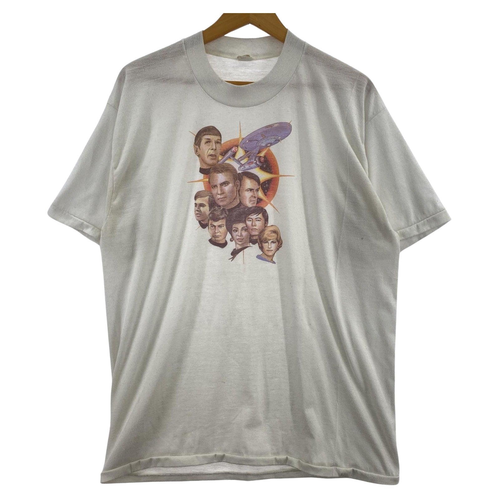 その他トップス 60s頃 MAYO SPRUCE STAR TREK 当時物オリジナル ポリ Tシャツ(XL)