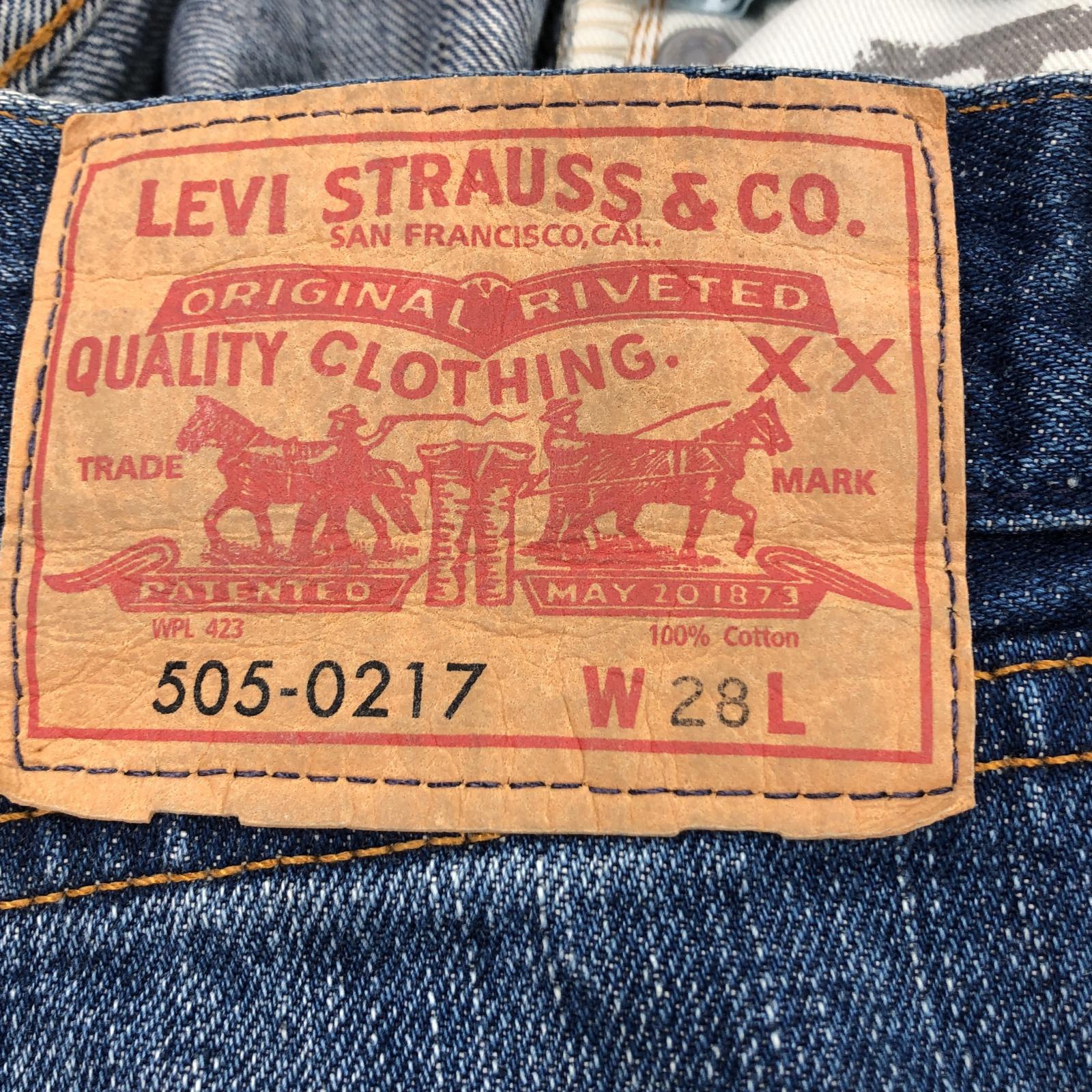 その他ボトムス LEVI'S VINTAGE CLOTHING 505-0217 1967Customized W28 28 ブルー