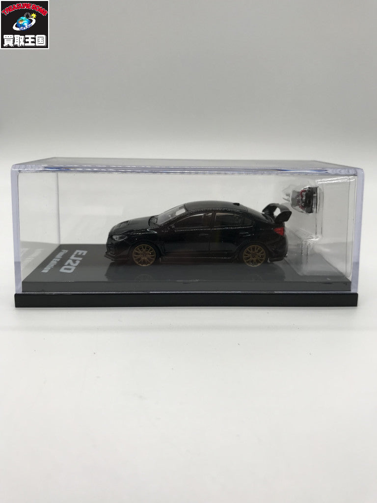 1/64 スバル WRX STI EJ20 ファイナルエディション HJ641021FBK ミニカーその他