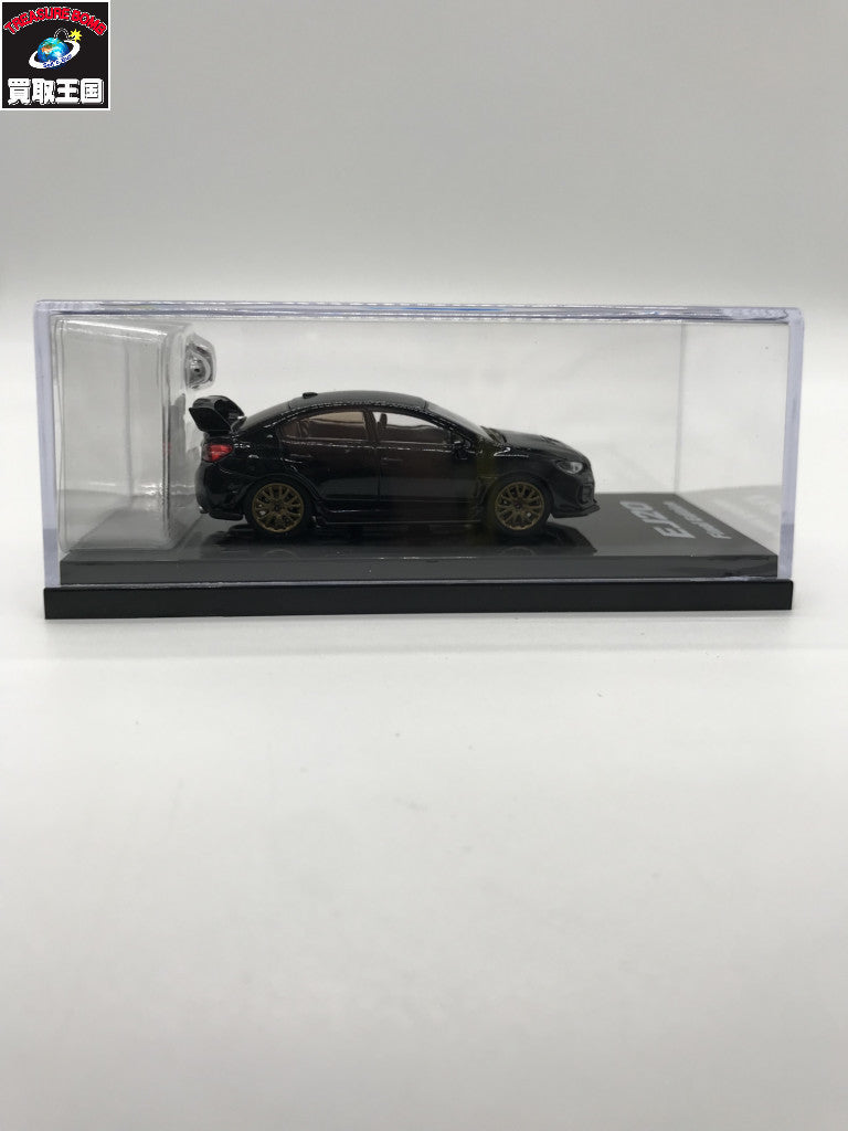 1/64 スバル WRX STI EJ20 ファイナルエディション HJ641021FBK ミニカーその他