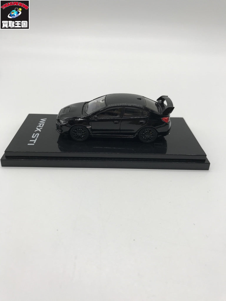 1/64 スバル WRX STI Type S (VAB) クリスタルブラックシリカ HJ641021BK ミニカーその他