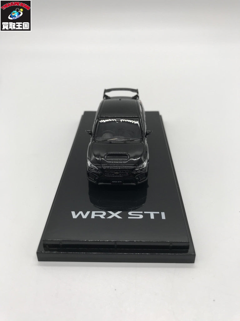 1/64 スバル WRX STI Type S (VAB) クリスタルブラックシリカ HJ641021BK ミニカーその他