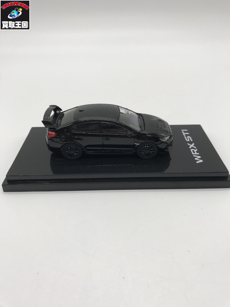 1/64 スバル WRX STI Type S (VAB) クリスタルブラックシリカ HJ641021BK ミニカーその他