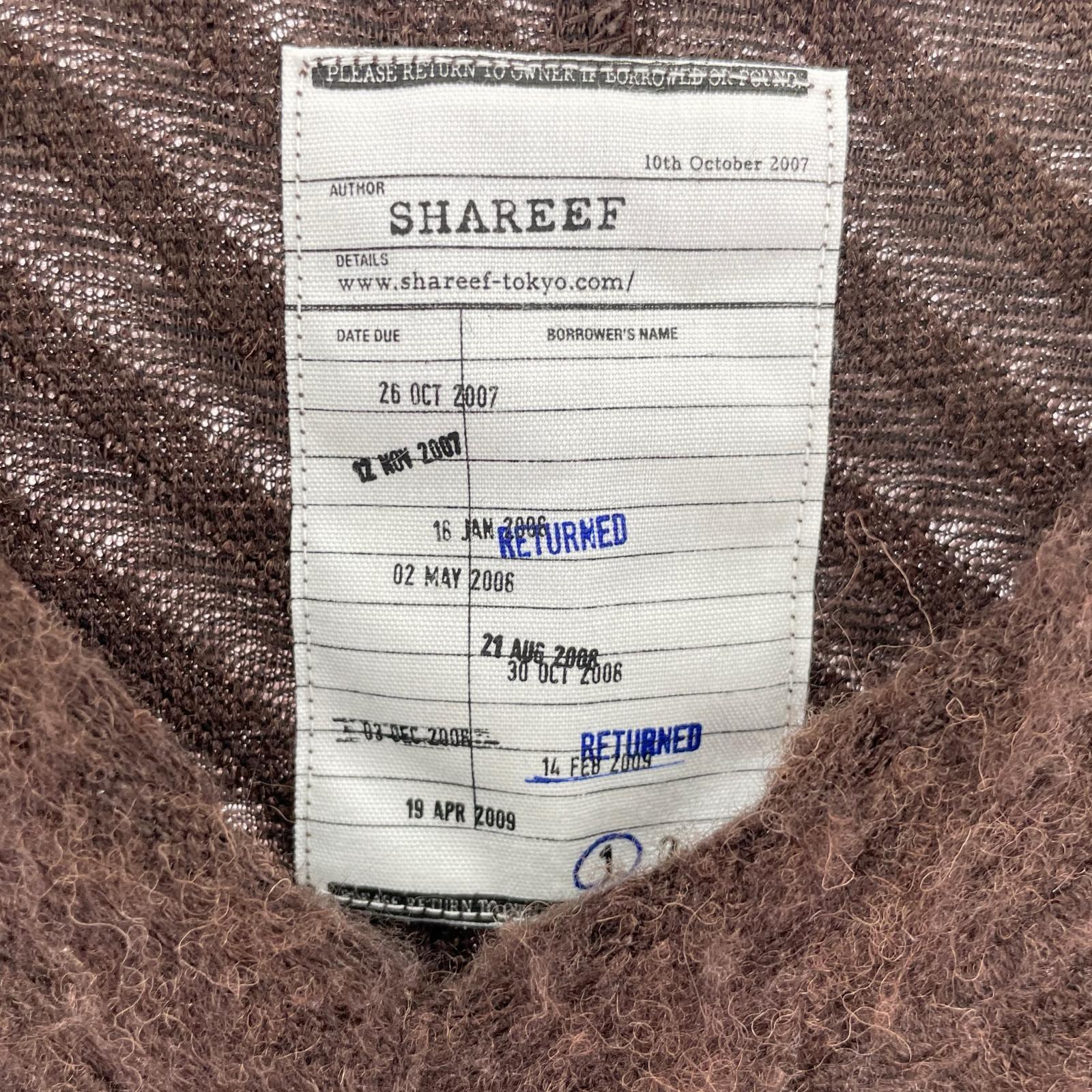 その他トップス SHAREEF Twill Shaggy Long Pull Over 1 1 ブラウン