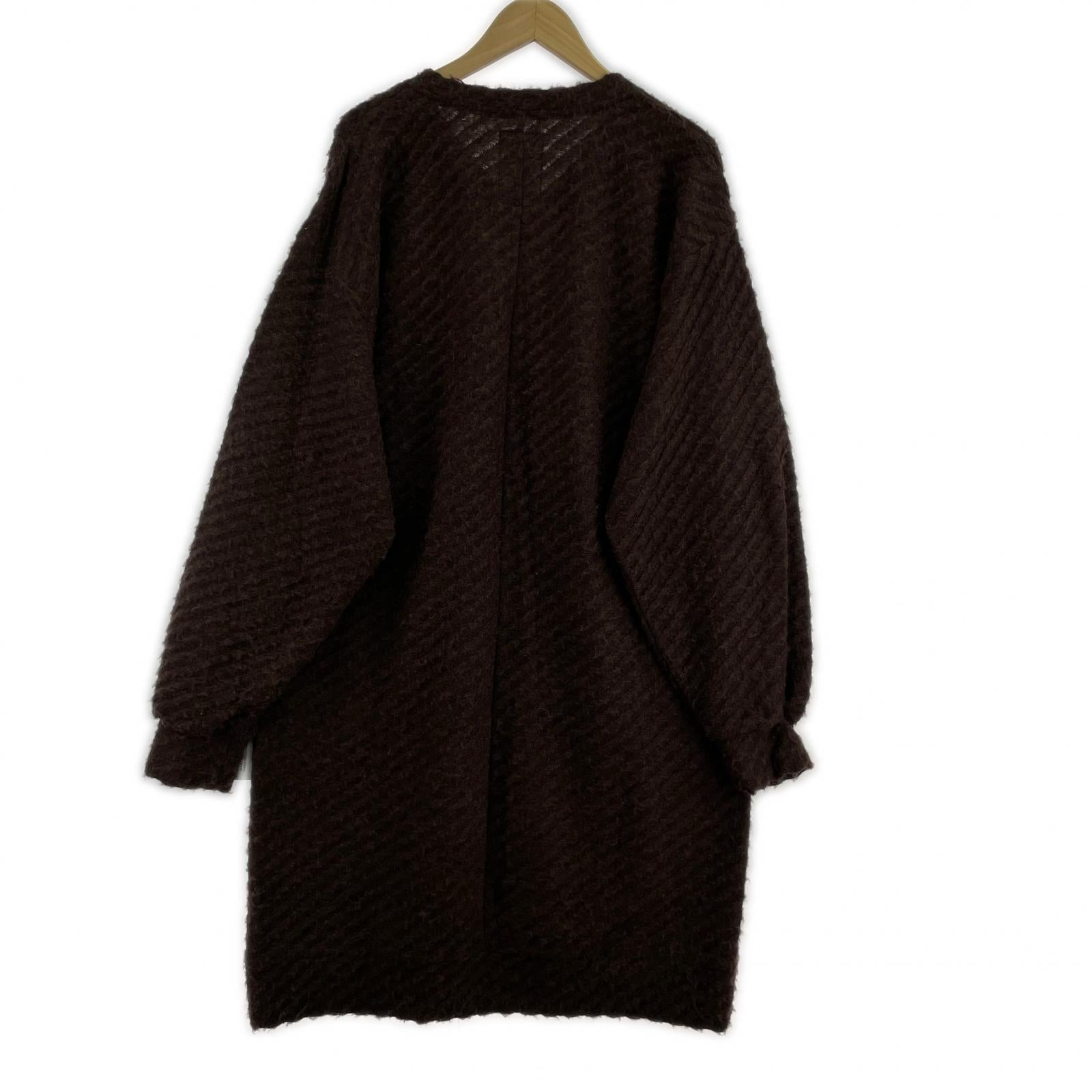 その他トップス SHAREEF Twill Shaggy Long Pull Over 1 1 ブラウン