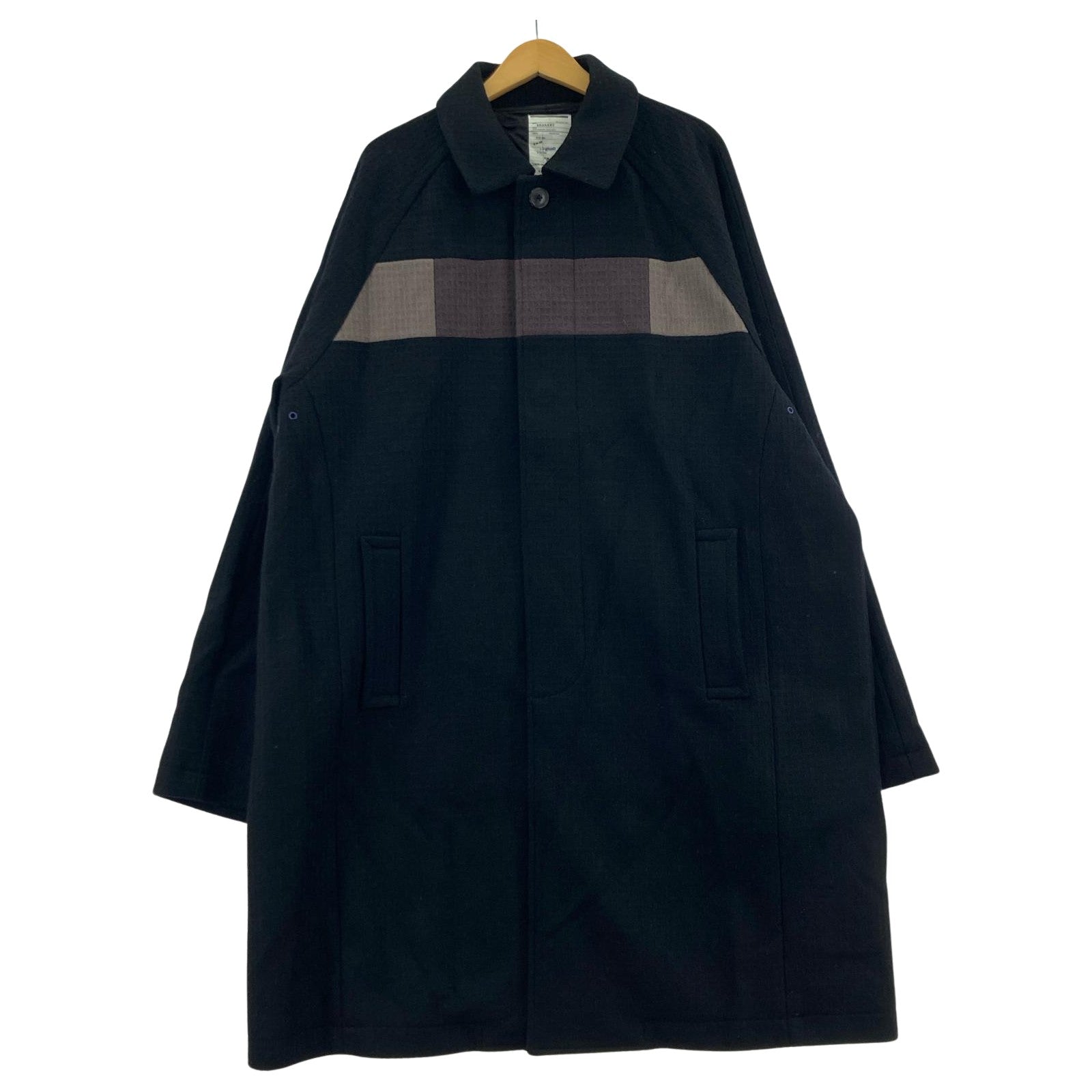 その他アウター SHAREEF Cashmere Melton Soutien Collar Coat 3 3 ブラック