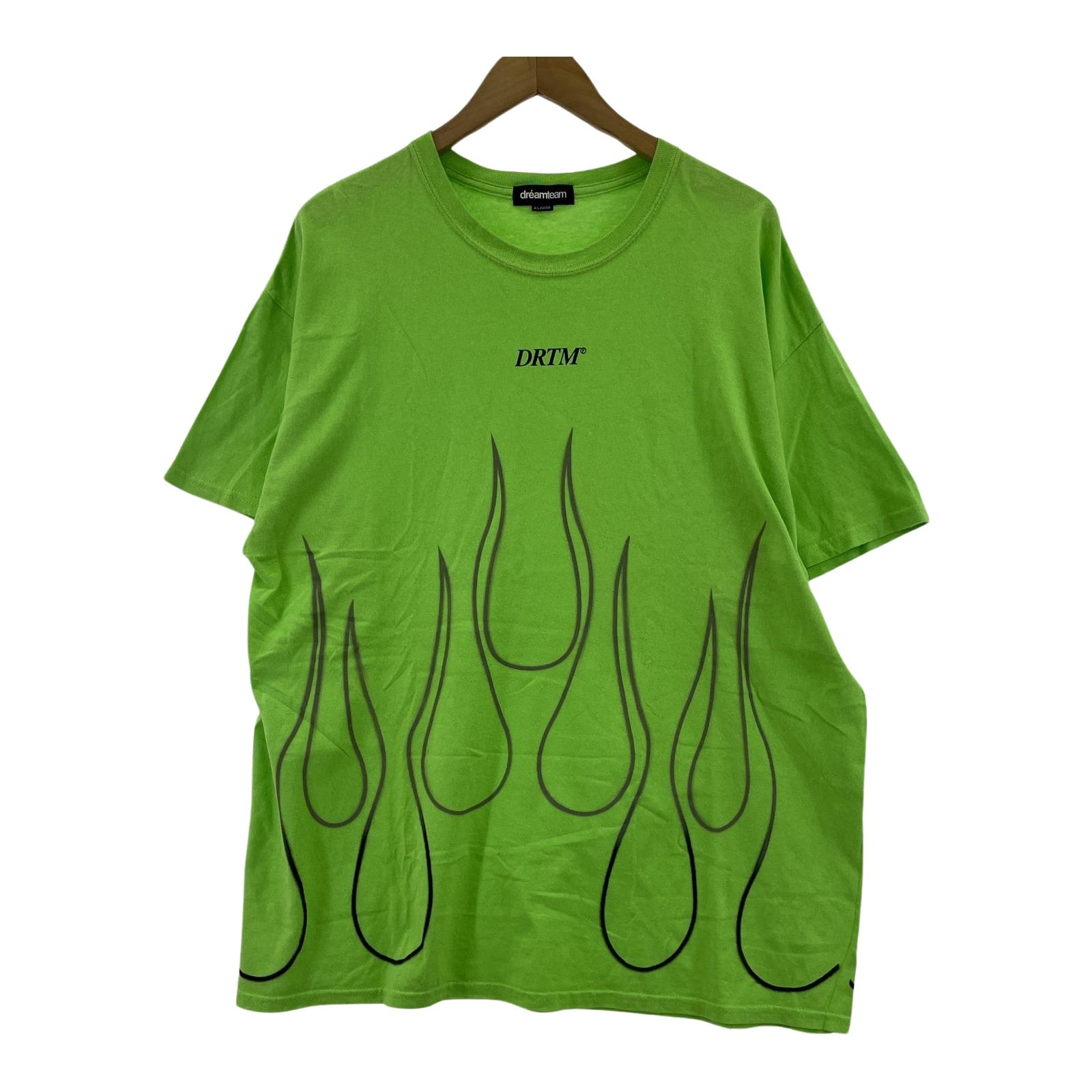 その他トップス dreamteam ファイヤーパターンTEE XL グリーン グリーン
