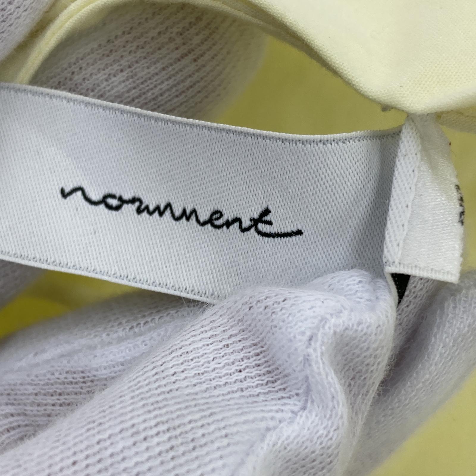ワンピース normment COTTON RIBBON ジャンプス S イエロー