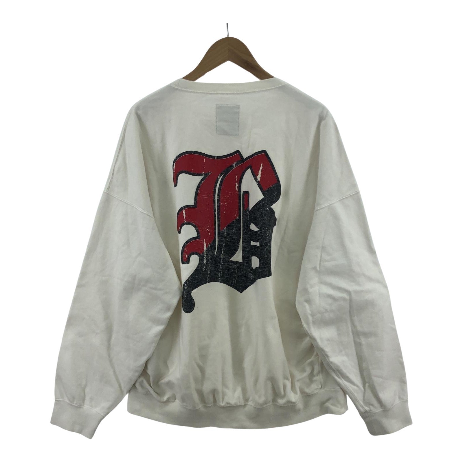 その他トップス BREATH BR22SS-C5002 CRACK BREATH CREW SWEAT (L) 白 L ホワイト