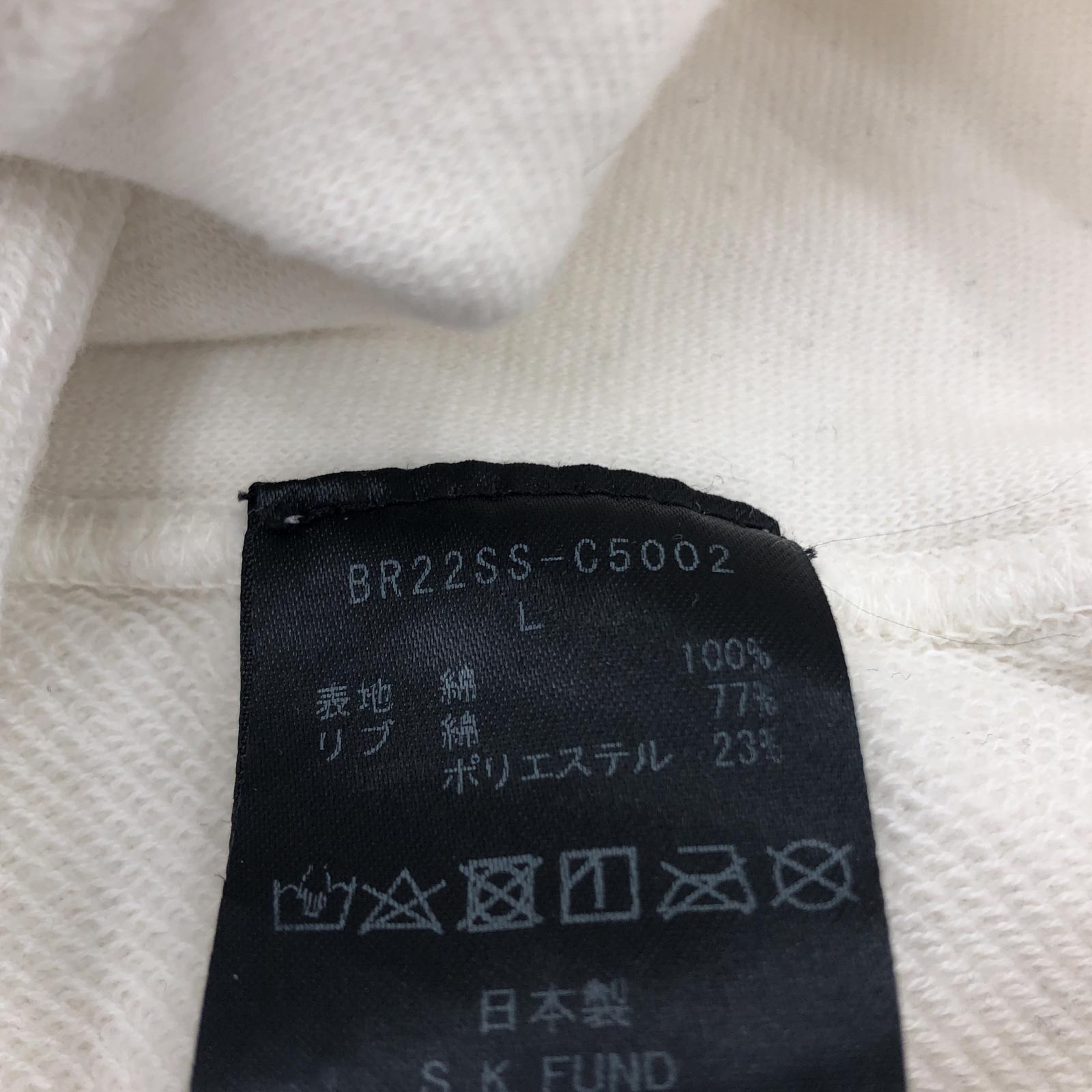 その他トップス BREATH BR22SS-C5002 CRACK BREATH CREW SWEAT (L) 白 L ホワイト