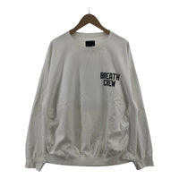その他トップス BREATH BR22SS-C5002 CRACK BREATH CREW SWEAT (L) 白 L ホワイト
