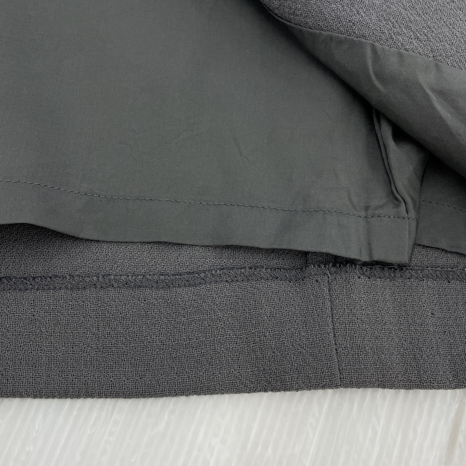 スカート ISSEY MIYAKE フロントスリットスカート S グレー