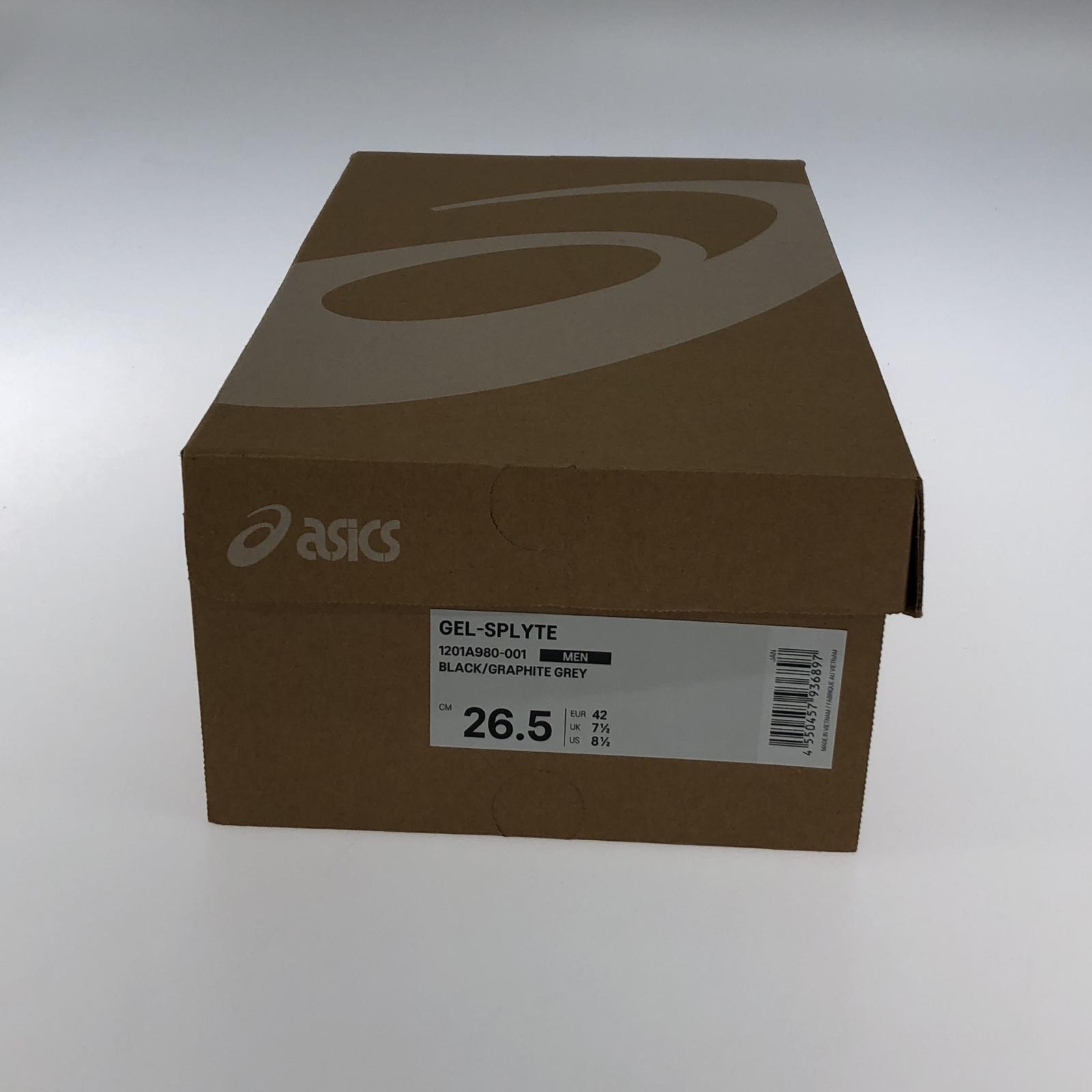 スニーカー ASICS GEL-SPLYTE (26.5) 黒 ブラック