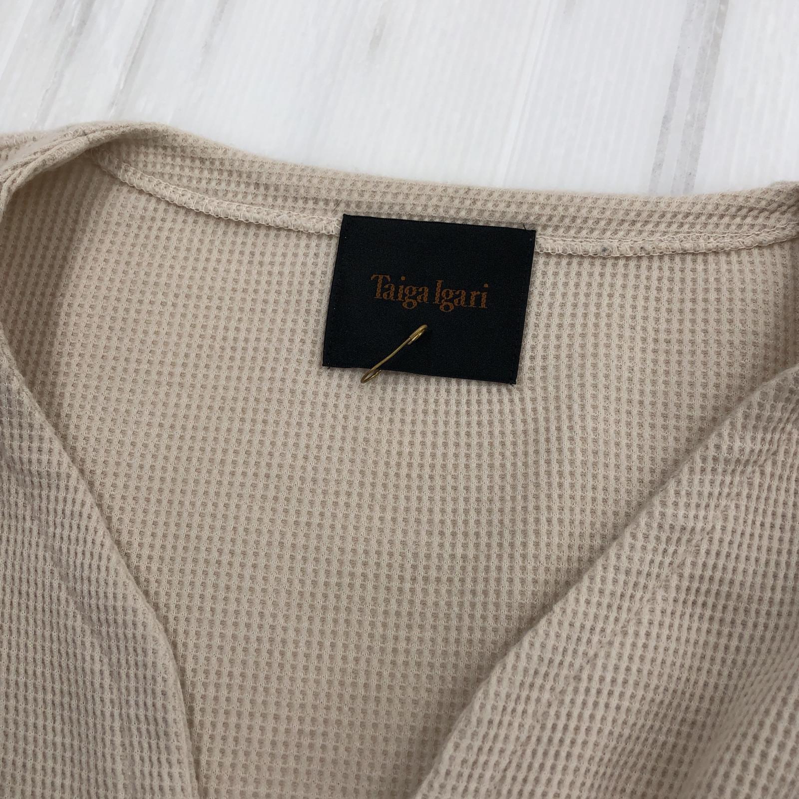 その他トップス Taiga Igari S/S サーマルカットソー BEG L L