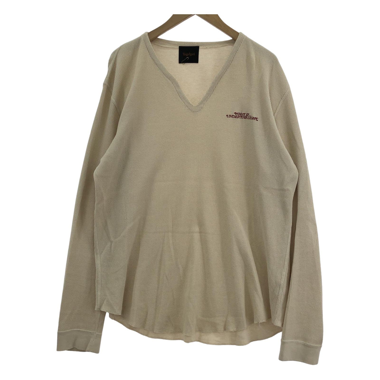 その他トップス Taiga Igari S/S サーマルカットソー BEG L L