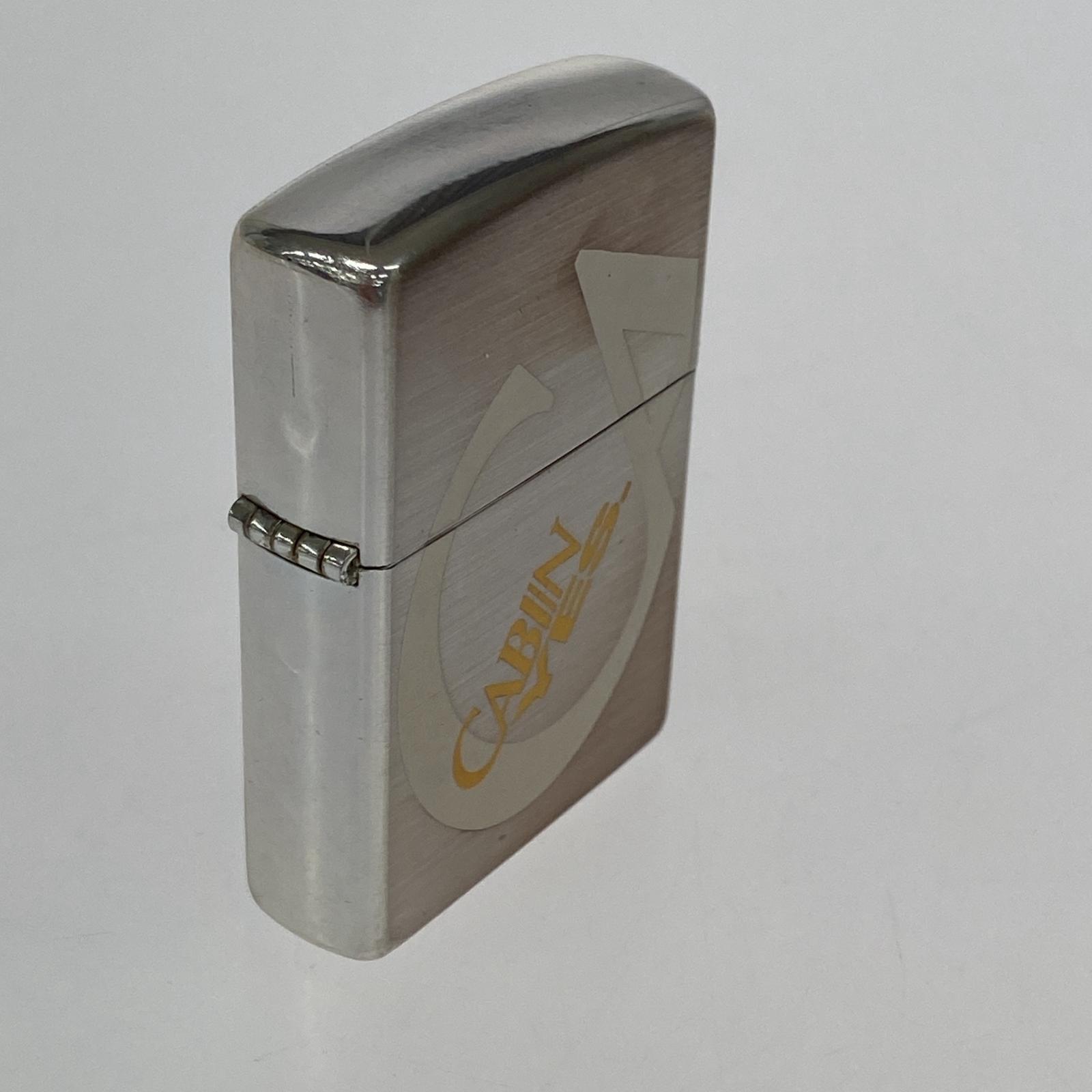 ライター ZIPPO 98 CABIN YES オイルライター シルバー