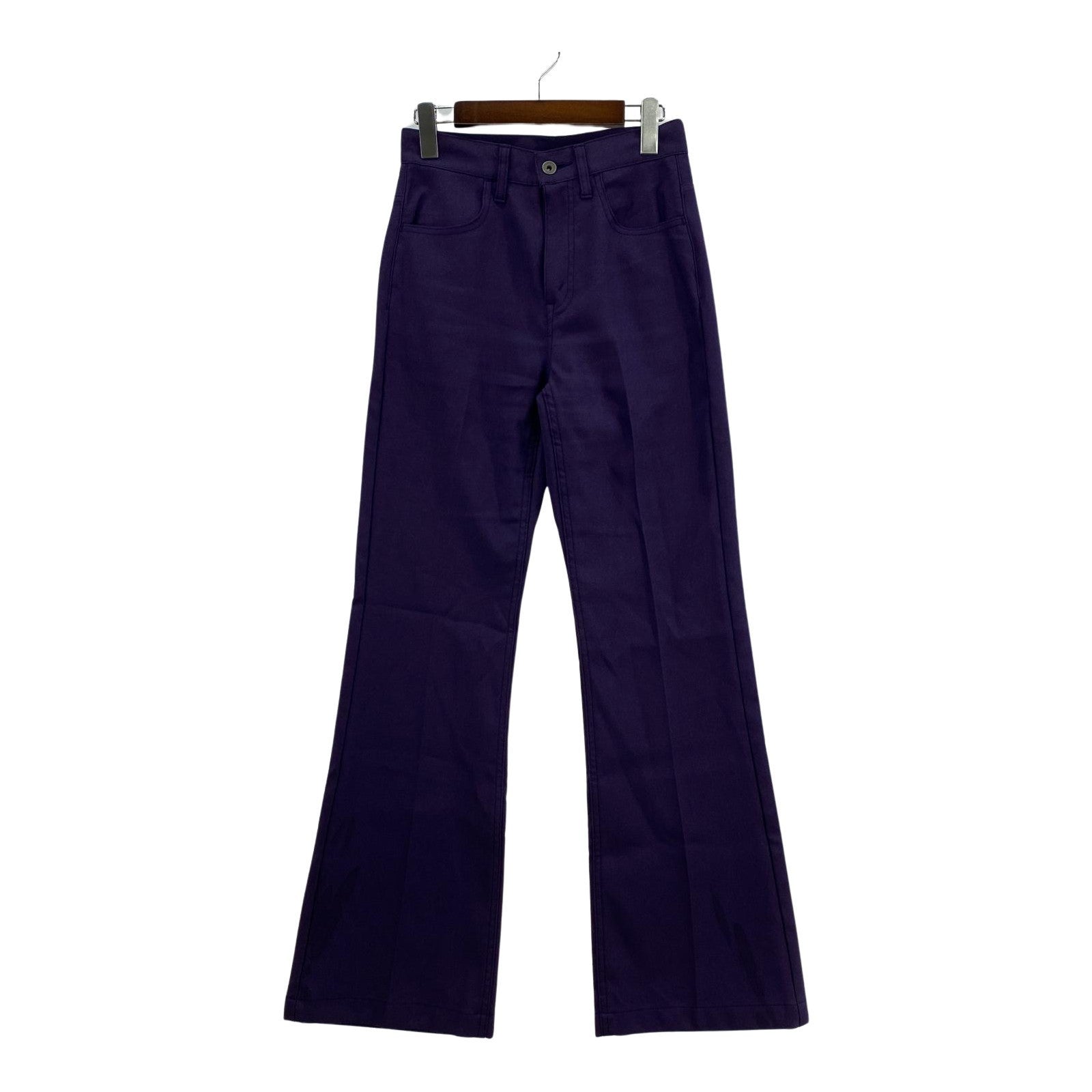 その他ボトムス DAIRIKU 22AW Flare Pressed Pants センタープレス フレアスラックス 25 紫 P-5
