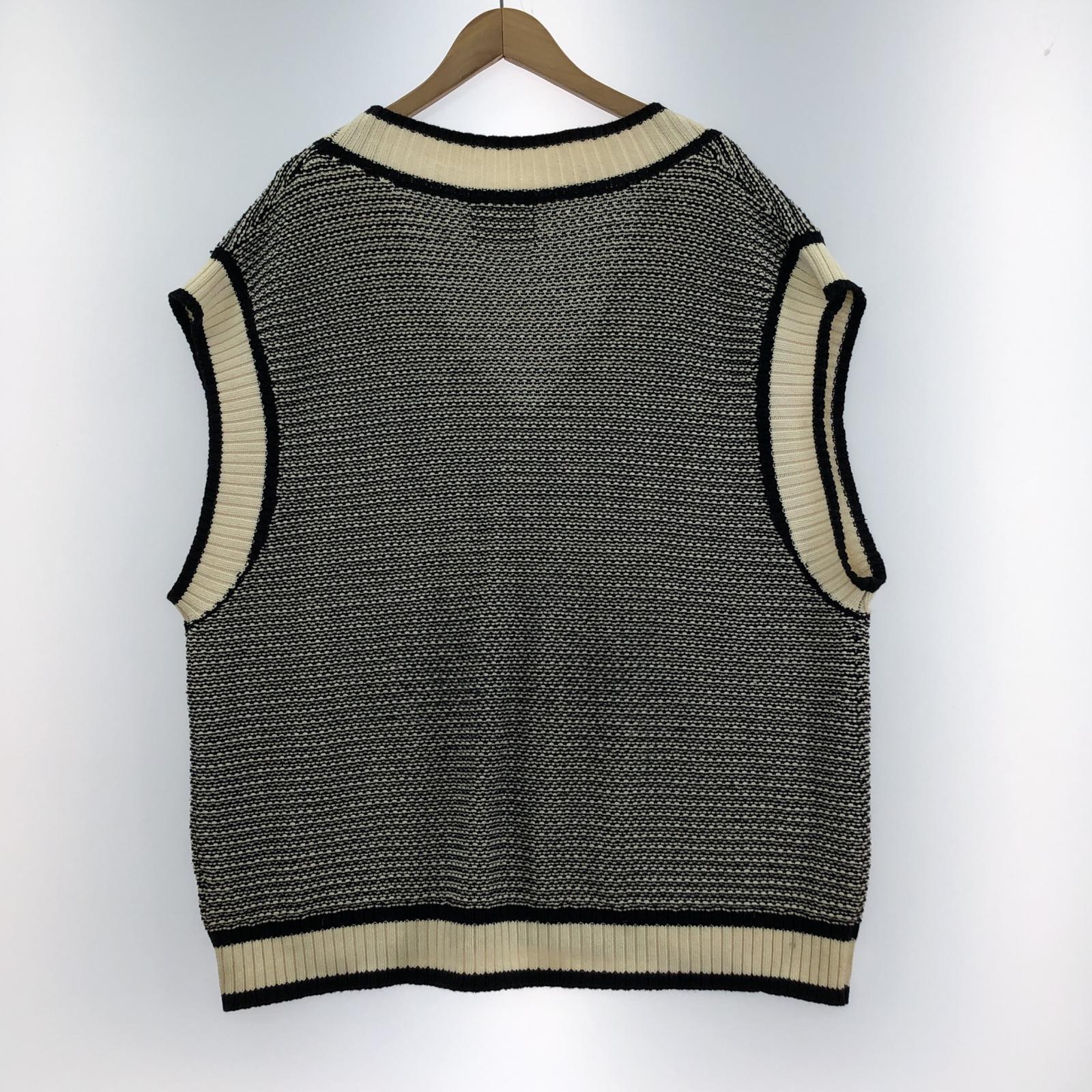 その他トップス SON OF THE CHEESE コットンニットベスト (M) M ブラック