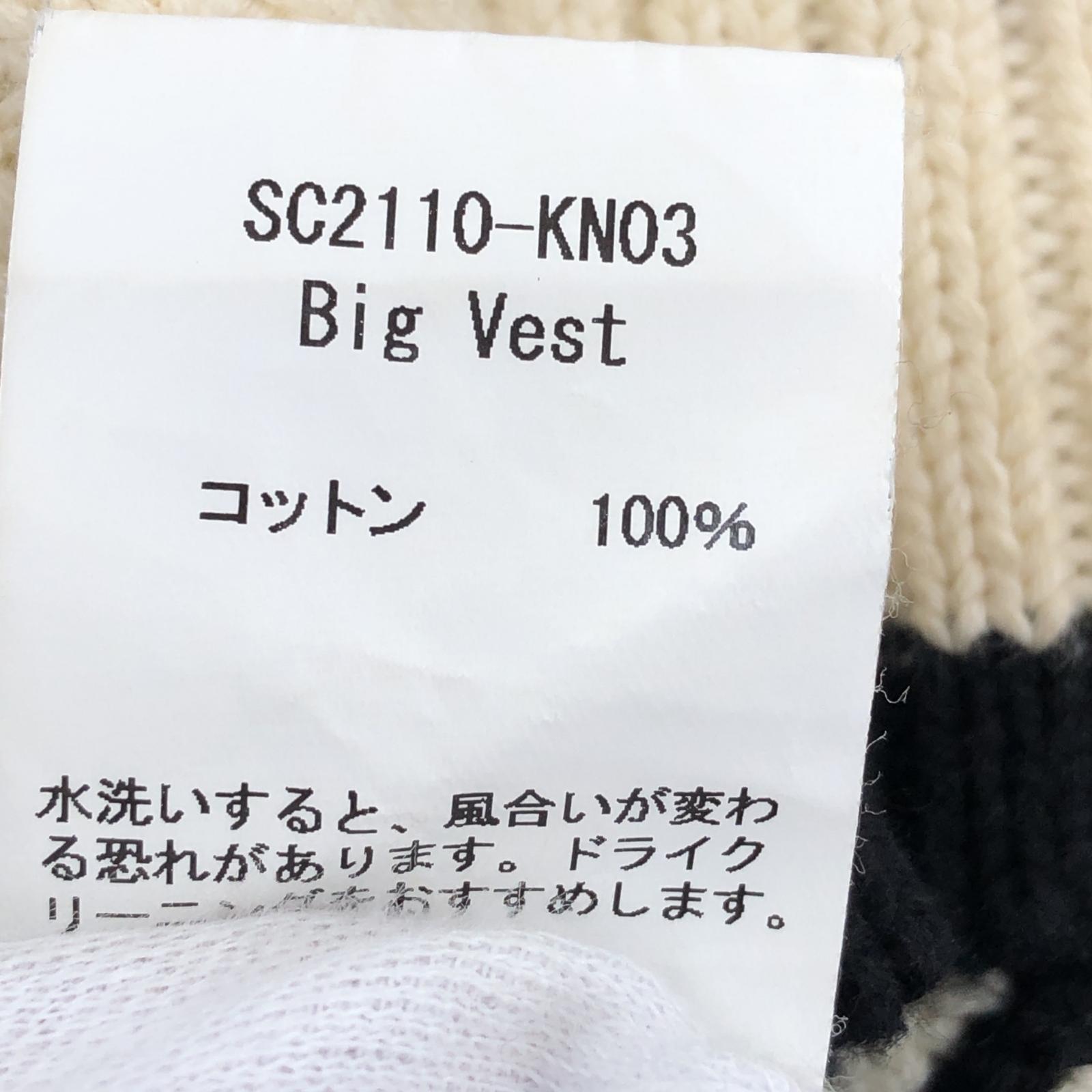 その他トップス SON OF THE CHEESE コットンニットベスト (M) M ブラック