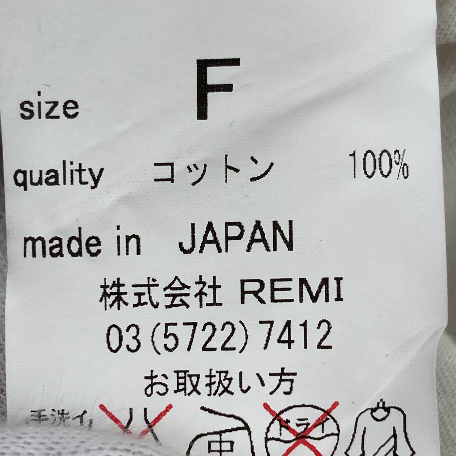 その他トップス REMI RELIEF 星条旗Tシャツ 白 F フリー ホワイト