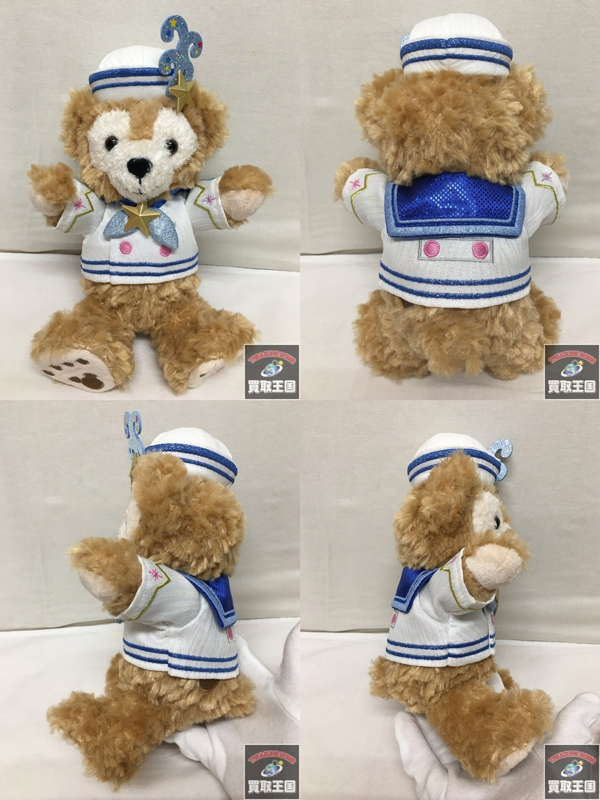 ダッフィー&シェリーメイ ディズニーシー20周年 ポージープラッシーセット フィギュア/グッズ