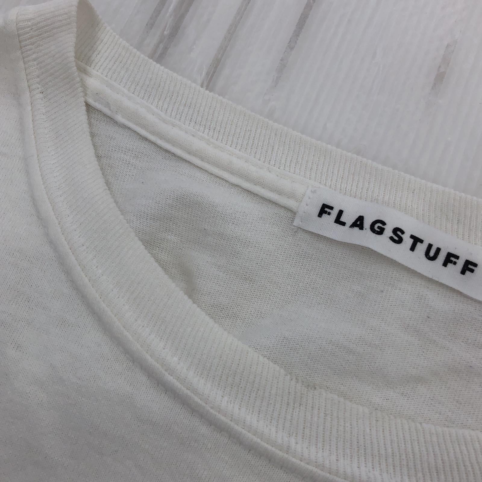 その他トップス FLAGSTUFF L/S プリントtee ホワイト