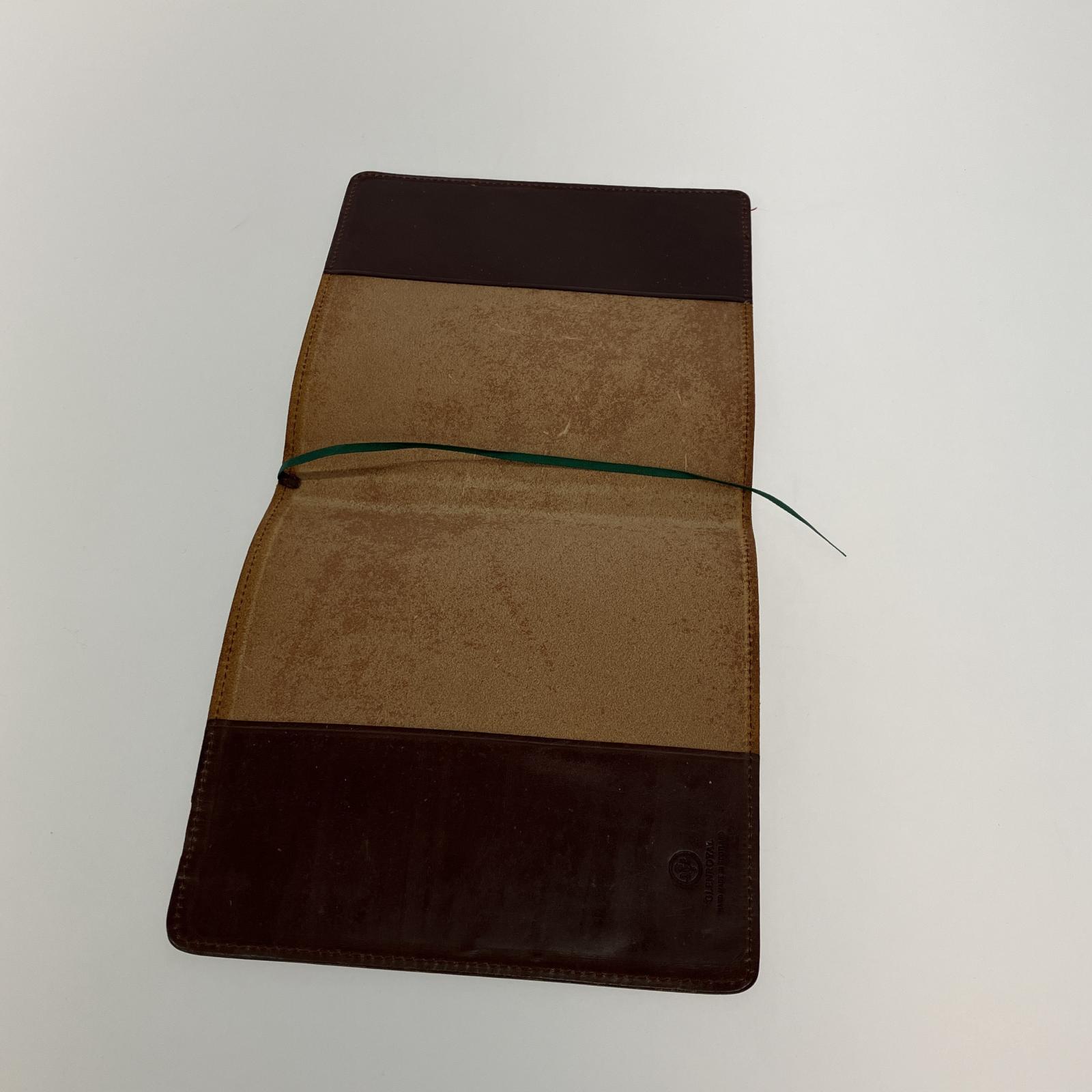 その他アクセサリー GLENROYAL レザーブックカバー ブラウン
