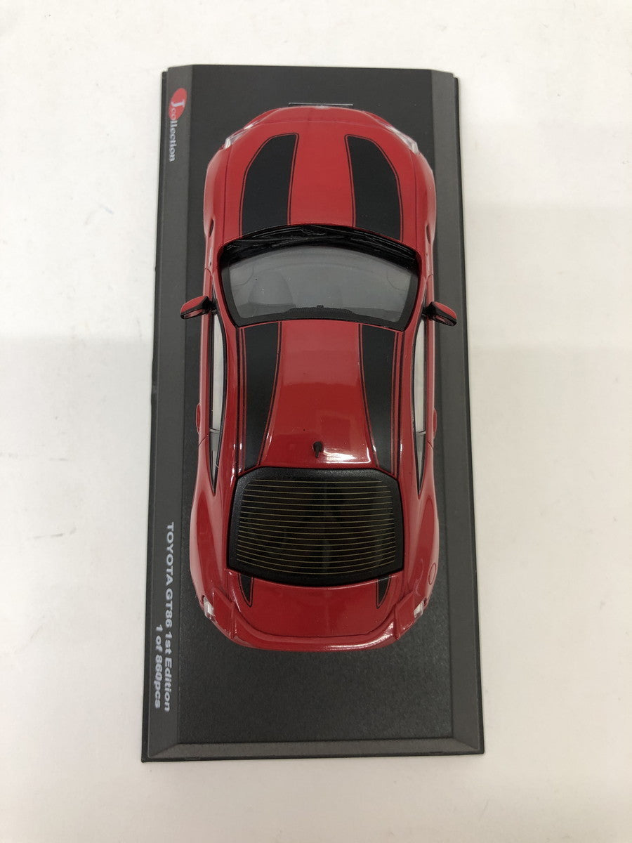 ★J-Collection 1/43 トヨタ GT86 1st エディション ライトニングレッド スケールカー