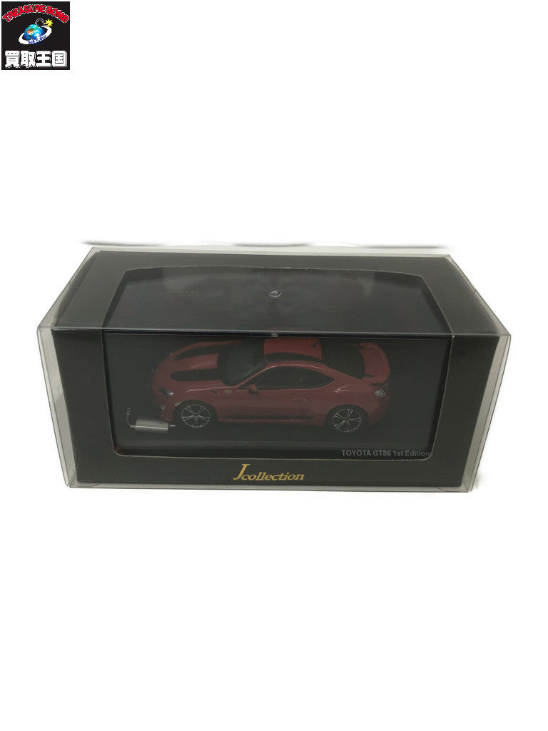 ★J-Collection 1/43 トヨタ GT86 1st エディション ライトニングレッド スケールカー