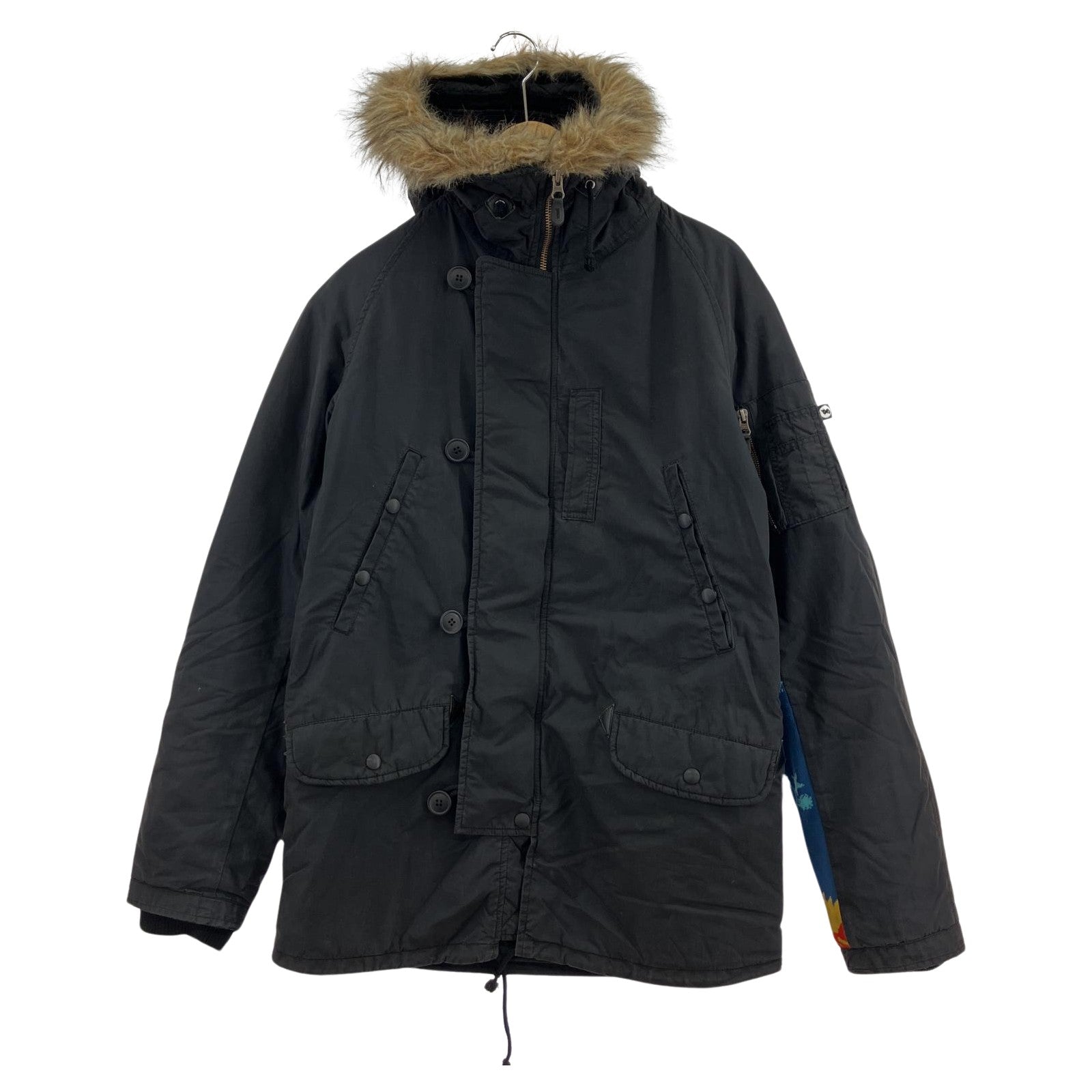 その他アウター GOODENOUGH×ANOKHA CONSCIOUS ALLIANCE N-3B フライトジャケット L 黒 L ブラック