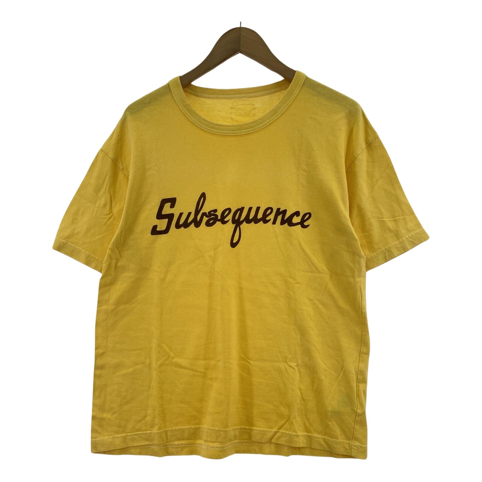 その他トップス VISVIM JUMBO TEE S/S VEG DYE Tシャツ 2 イエロー 2 イエロー