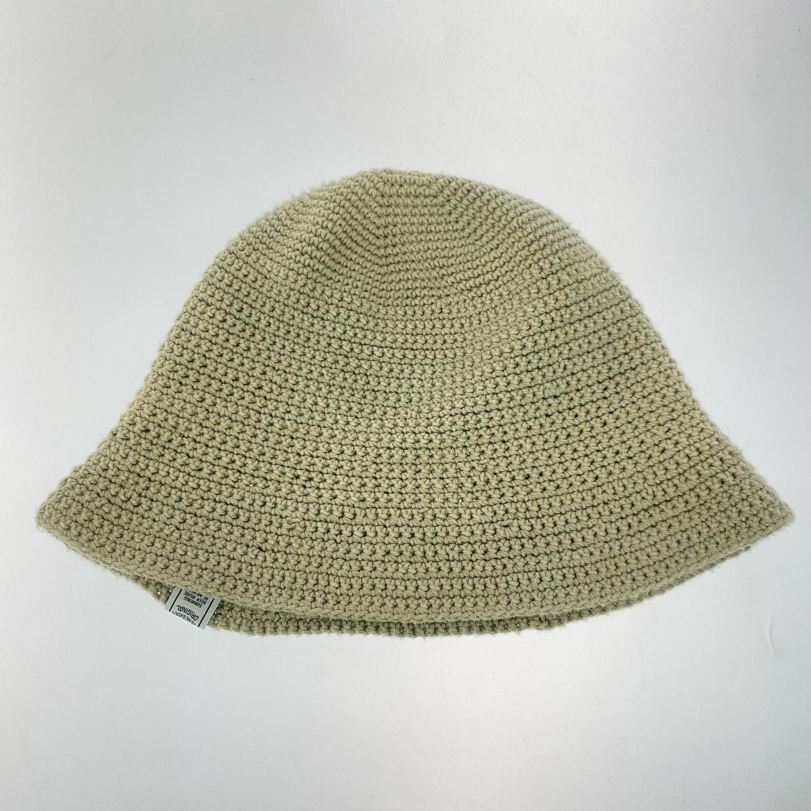 その他帽子 BAL/HAND KNIT BUCKET HAT ベージュ