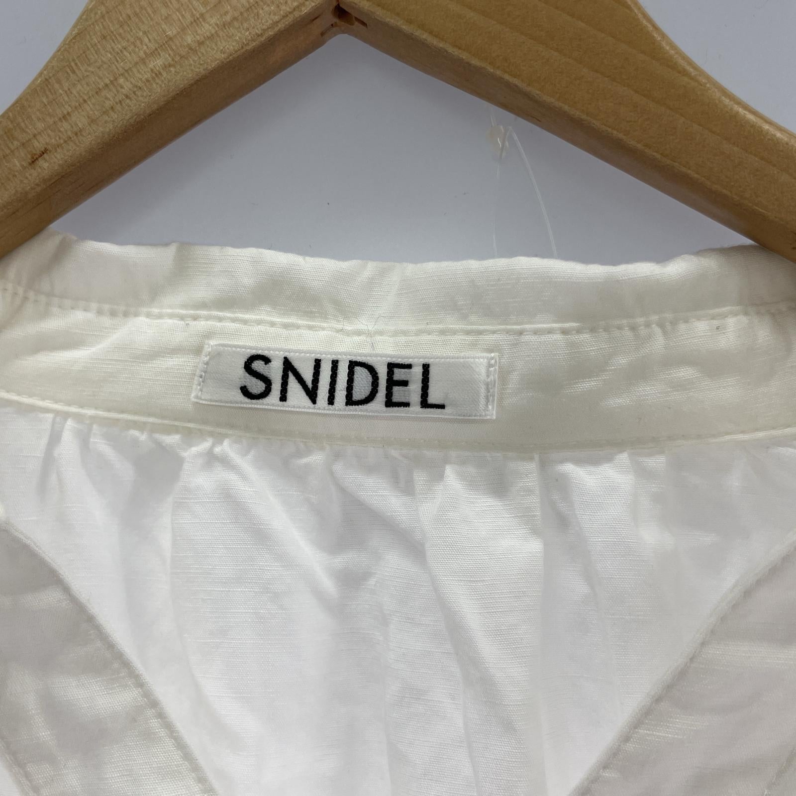 ワンピース snidel Sustainaウエストマークワンピース 1 ホワイト
