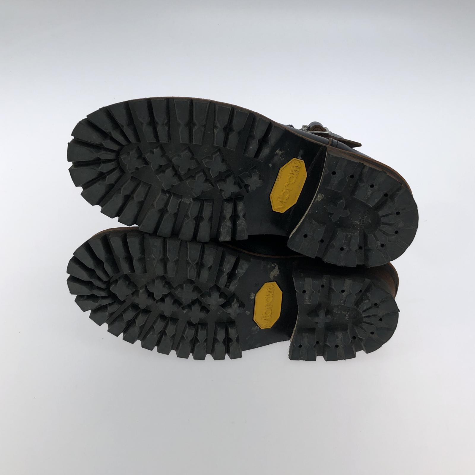 ブーツ Slow Wear Lion SIDE ZIP ENGINEER BOOTS OB-8595H SIZE:5E ブラック
