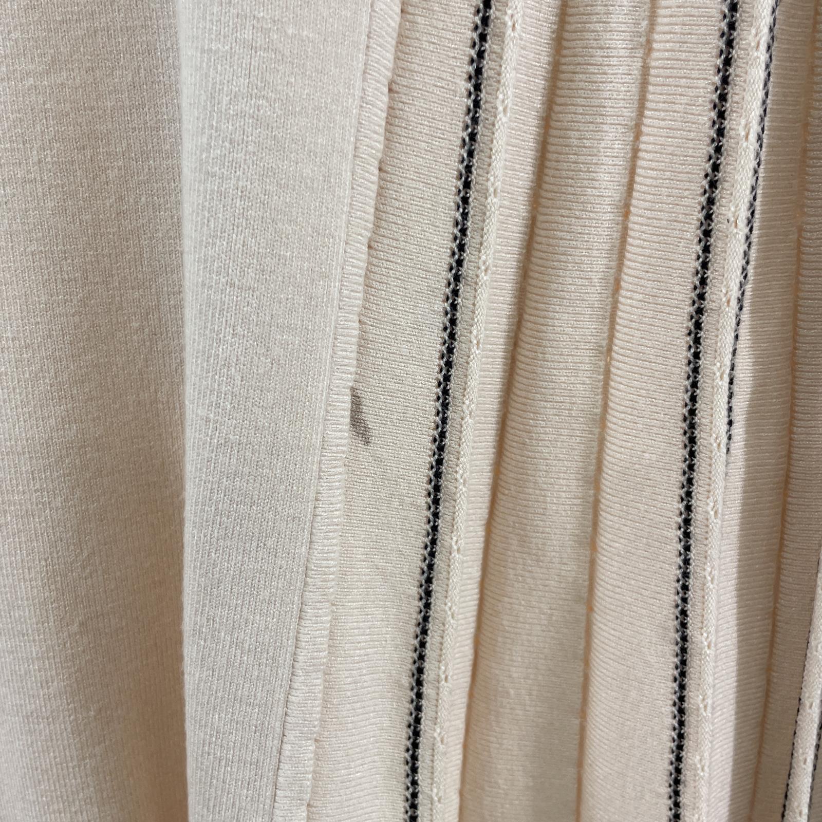 ワンピース eimy istoire Limited ES pattern scarfコンビニットワンピース/ベージュ ホワイト