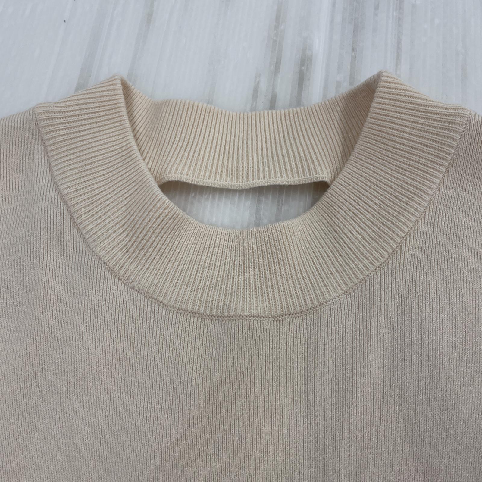 ワンピース eimy istoire Limited ES pattern scarfコンビニットワンピース/ベージュ ホワイト