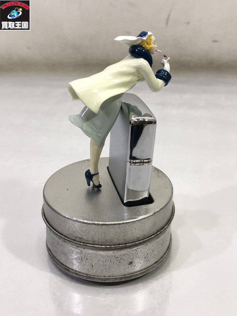 ライター Zippo ウインディ オルゴール台座付きライター