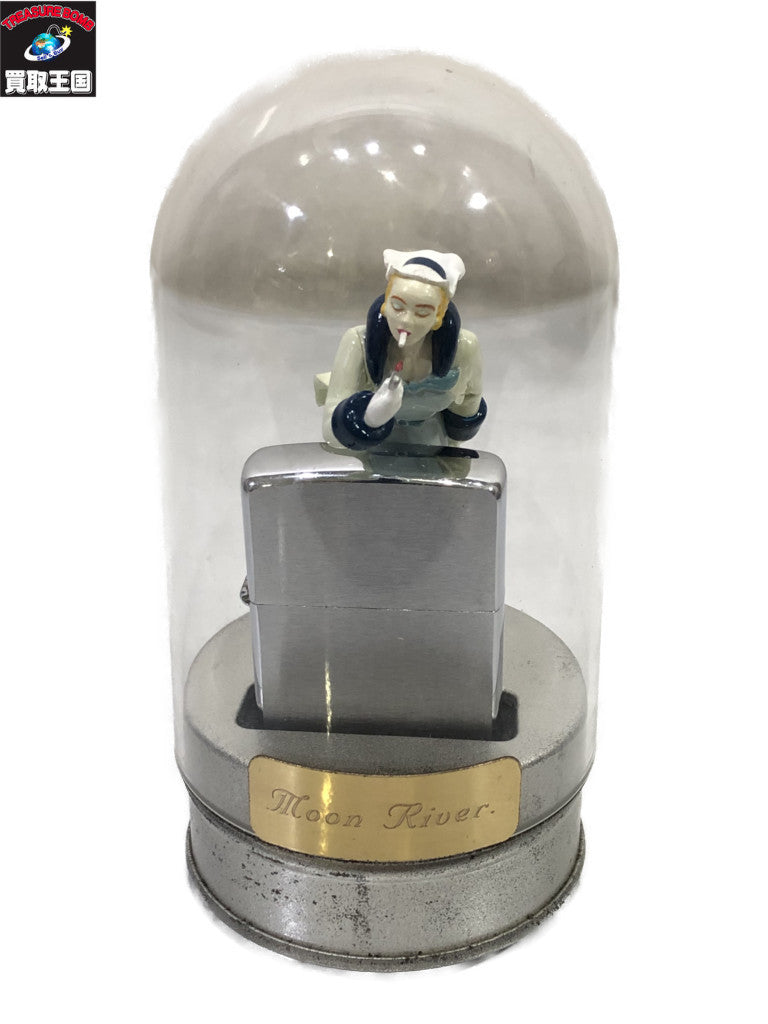 ライター Zippo ウインディ オルゴール台座付きライター