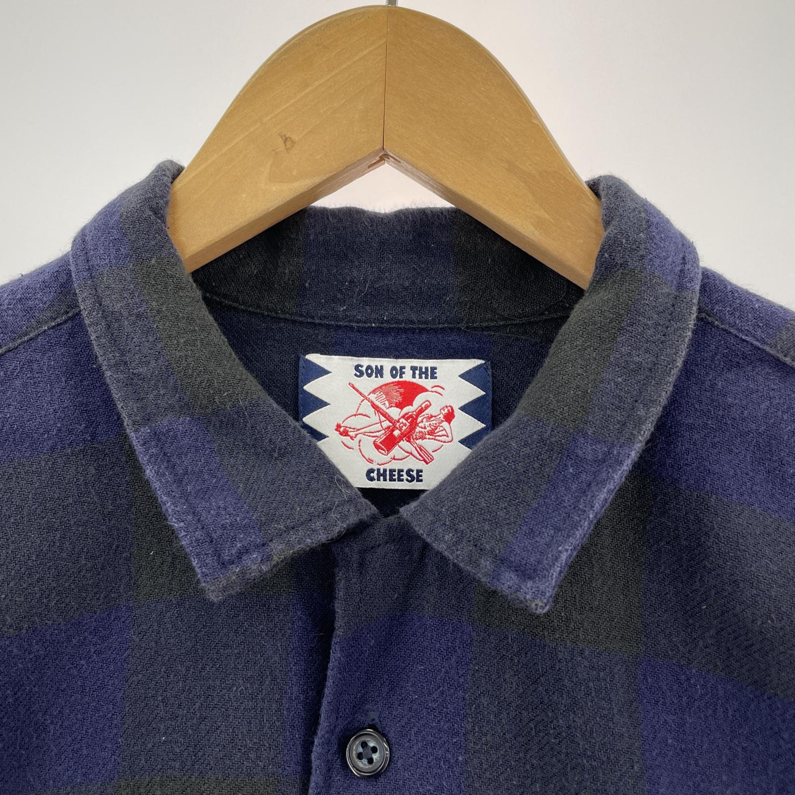 長袖シャツ SON OF THE CHEESE L/S チェックシャツ M M