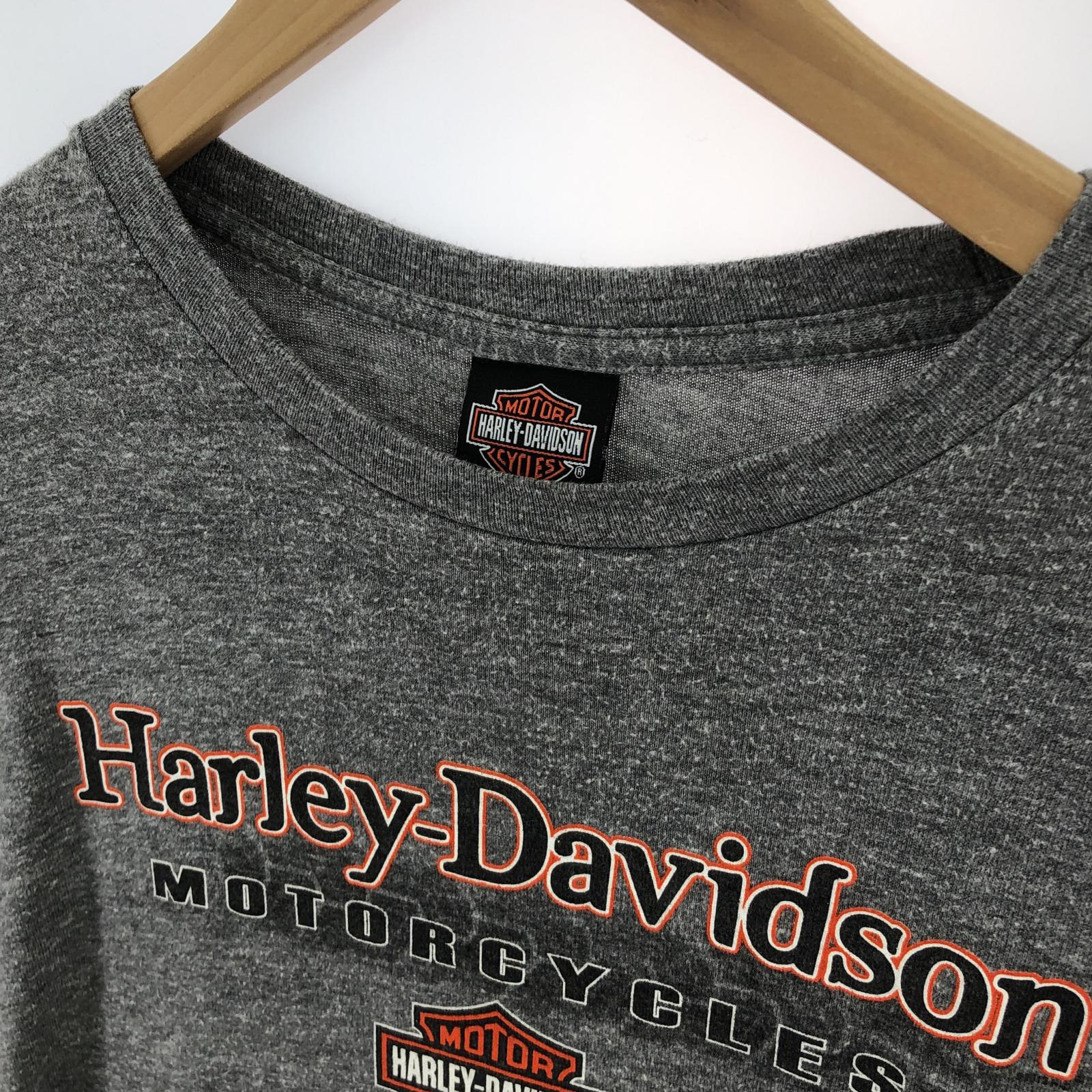 その他トップス Harley-Davidson 00s S/SプリントTe グレー