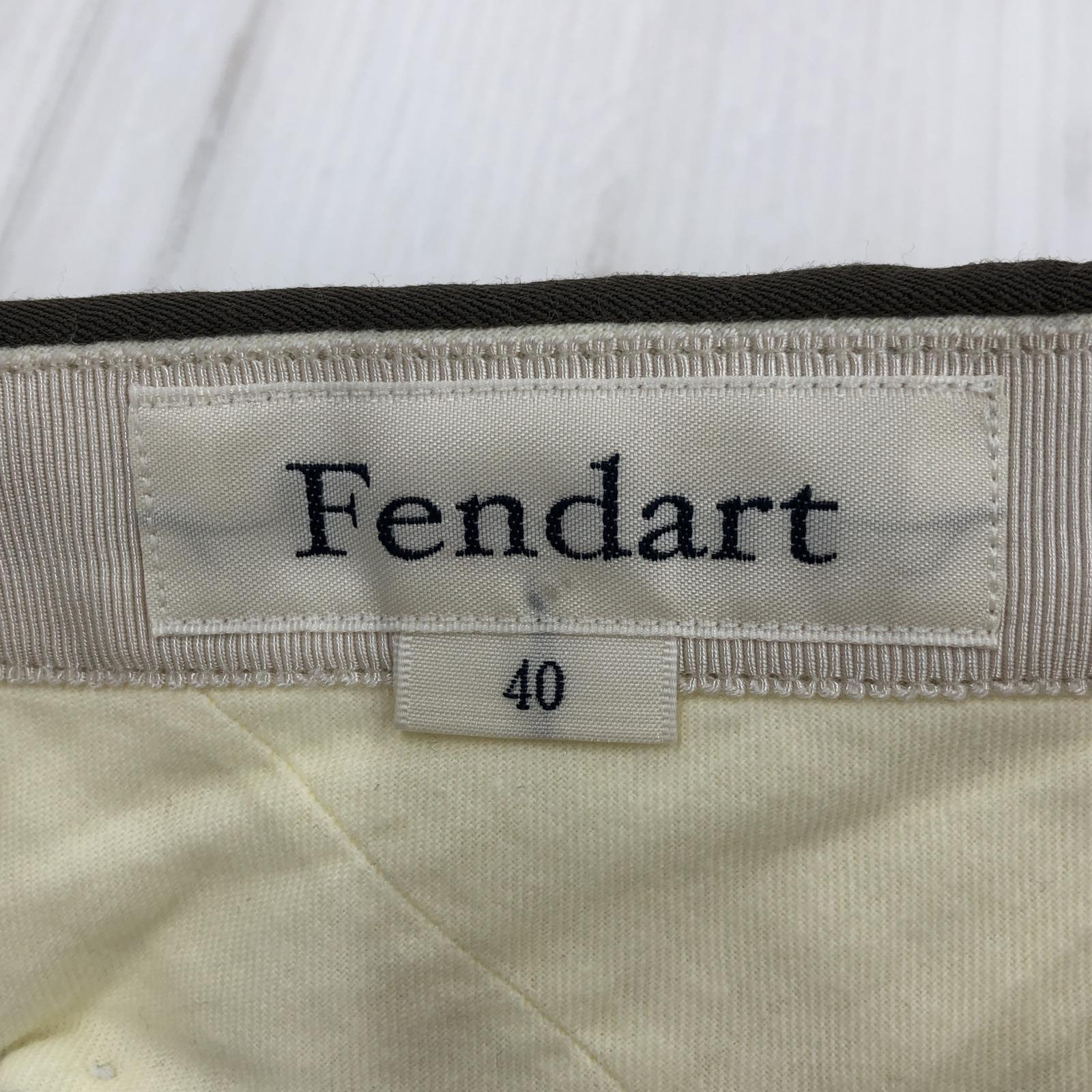 その他ボトムス Fendart 1TUCK TROUSERS 40 グリーン