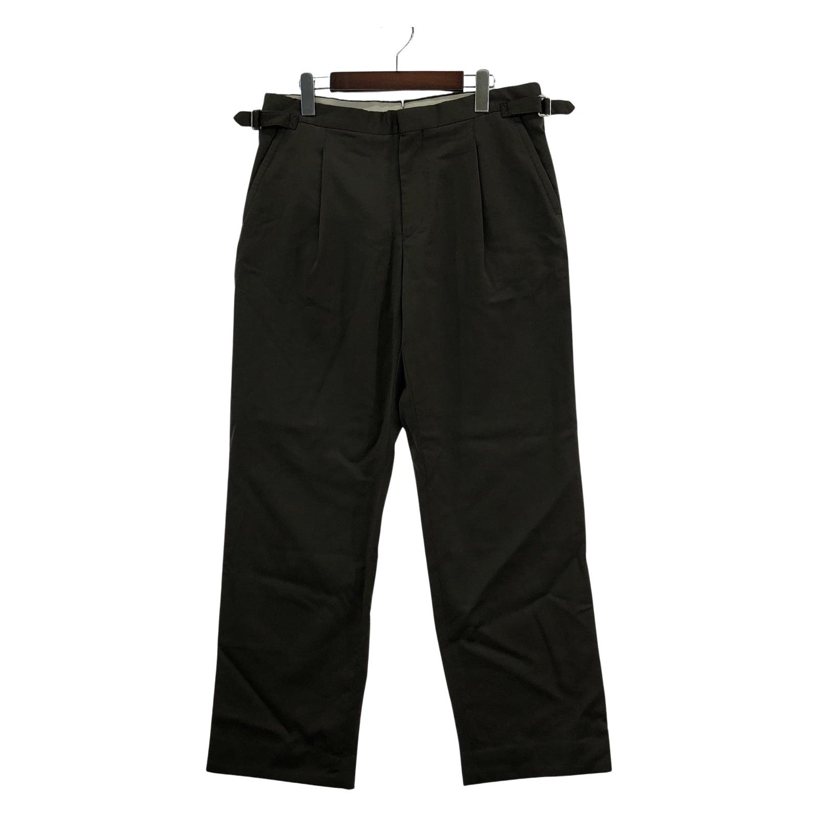 その他ボトムス Fendart 1TUCK TROUSERS 40 グリーン