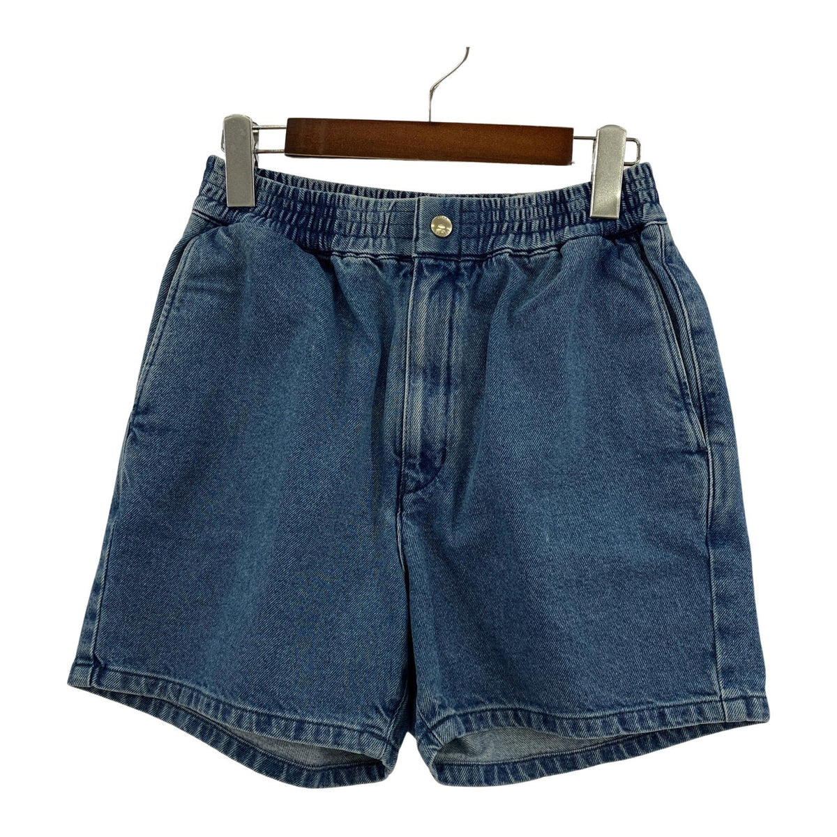 その他ボトムス HYKE デニムショートパンツ イージーショーツ 01 13250-6901 1 ブルー