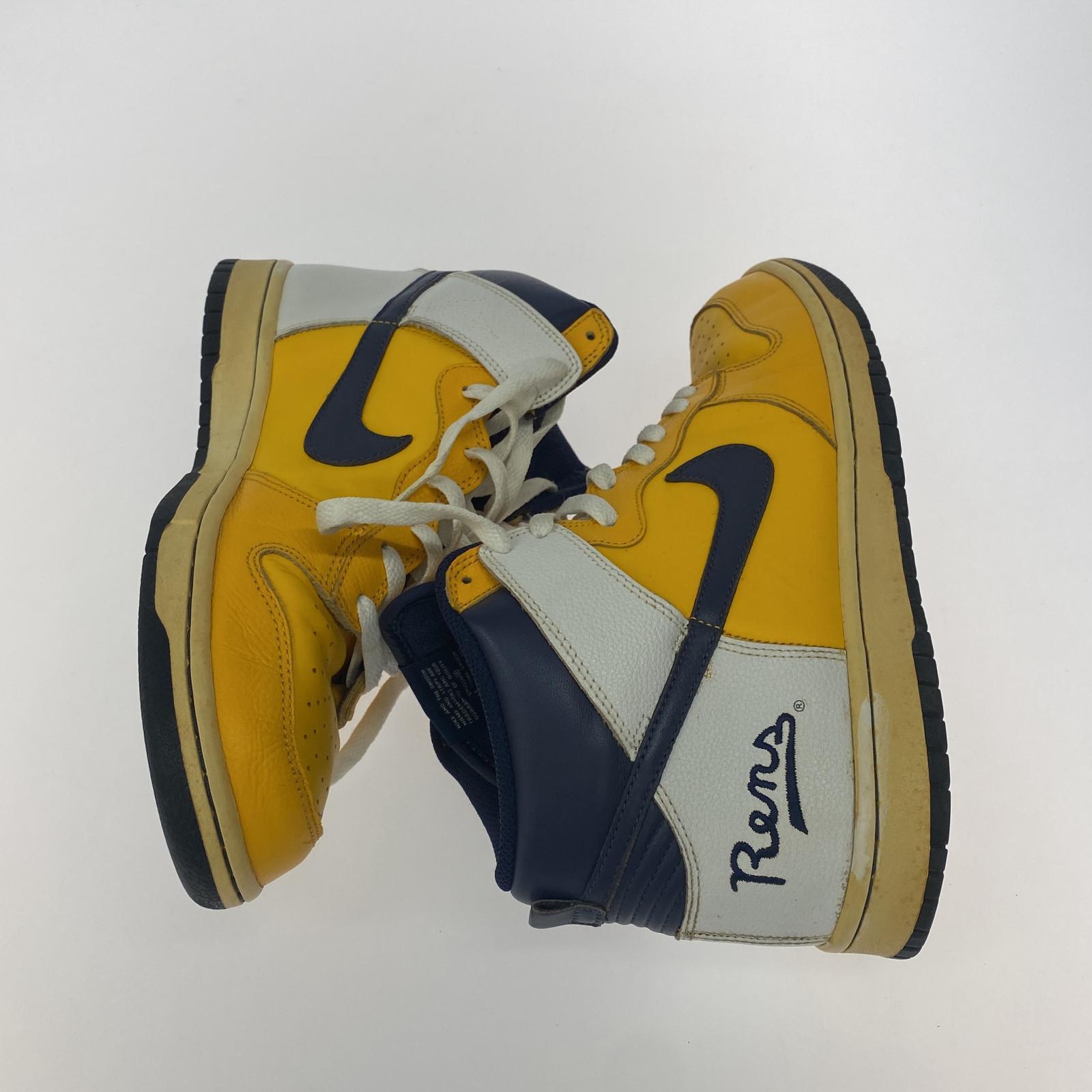 スニーカー NIKE DUNK HI BLACK FIVE THE RENS