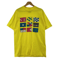 その他トップス OLD NEWPORT BLUE Tシャツ M 90s M イエロー